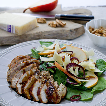 Insalata di pollo pere noci e San Ste piccola