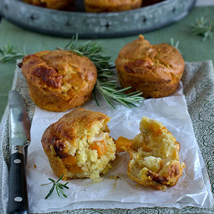 Muffins-con zucca e Avetino