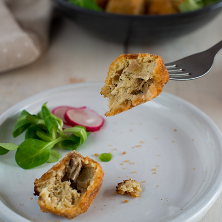 Polpettine di melanzane e Ricotta