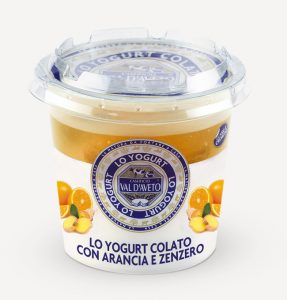 Yogurt Arancia e zenzero Caseificio Val d'Aveto