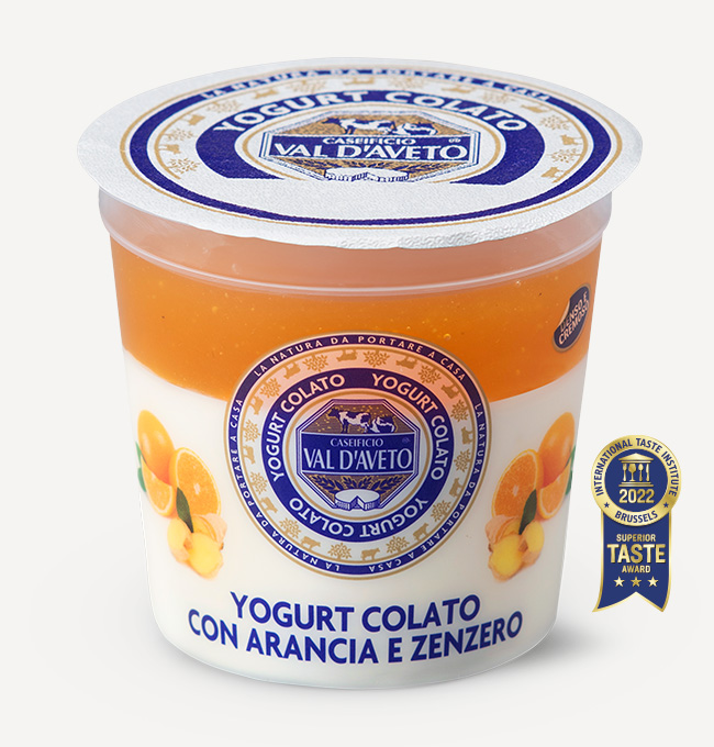 Yogurt Arancia e zenzero Caseificio Val d'Aveto