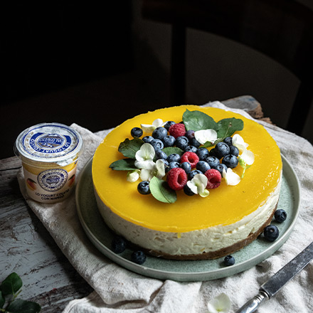 CHEESECAKE CON YOGURT AL MANGO sm