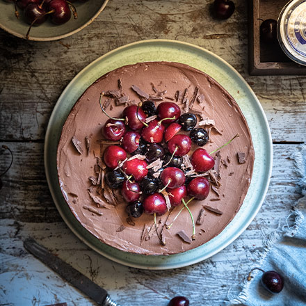 TORTA FREDDA YOGURT CILIEGIE E CIOCCOLATO sm