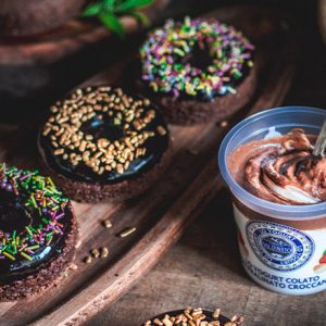 CIAMBELLE CON YOGURT CIOCCOLATO
