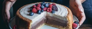 Torta ai tre cioccolati con Yogurt Colato