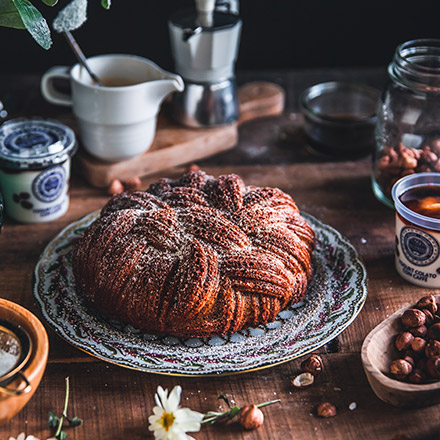 Torta abbraccio al doppio caffè 