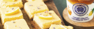 Barrette di cheesecake allo yogurt parallasse