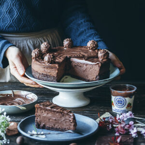 Cheesecake cioccolato pralinato croccante