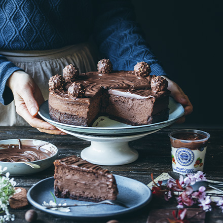 Cheesecake cioccolato pralinato croccante