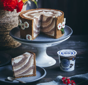 Cheesecake mocaccino con Yogurt Colato con Caffè