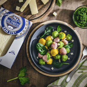 Gnocchi con formaggio San Ste