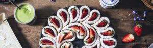 Torta frolla fragole con Pistacchio parallasse