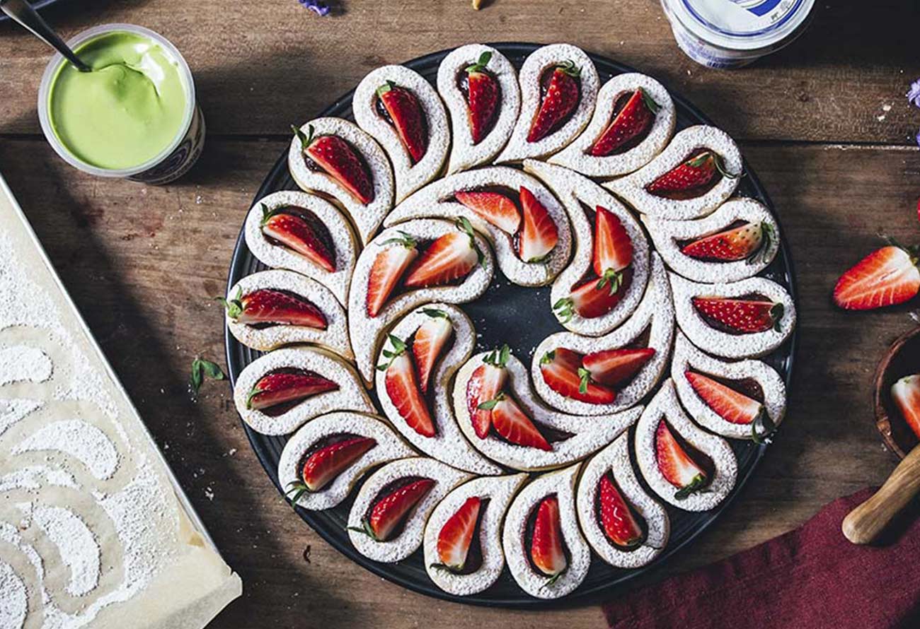 torta fragole caseificio